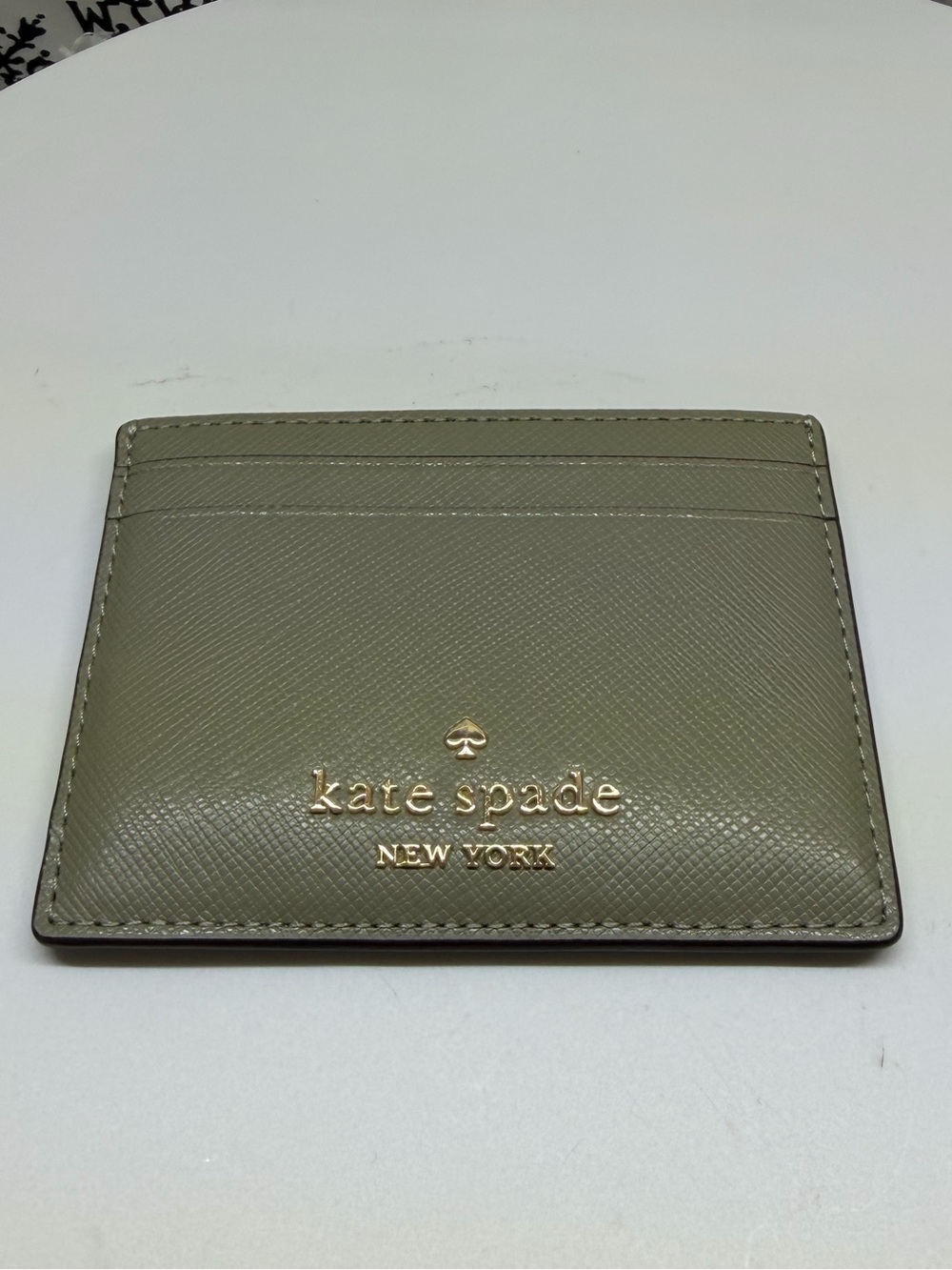 Kate Spade Gray Card Holder- NWOT